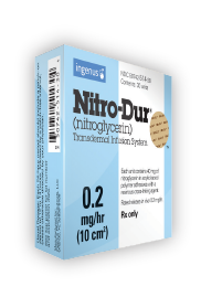 Nitro-Dur (nitroglycerin) transdermanl infusion system 0.2 mg/hr
