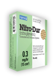 Nitro-Dur (nitroglycerin) transdermanl infusion system 0.3 mg/hr